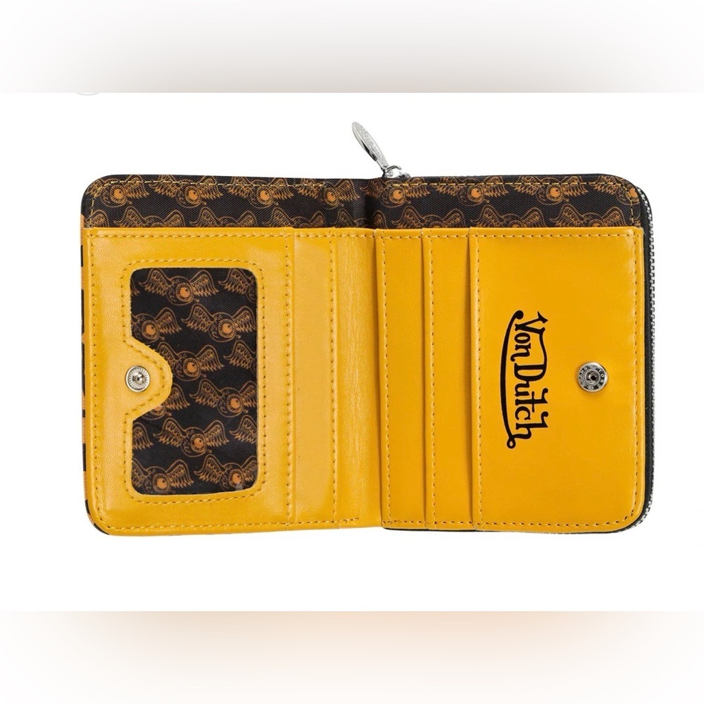 Von Dutch | Orange Cheetah Vegan Leather Wallet - Picture 4 of 8
